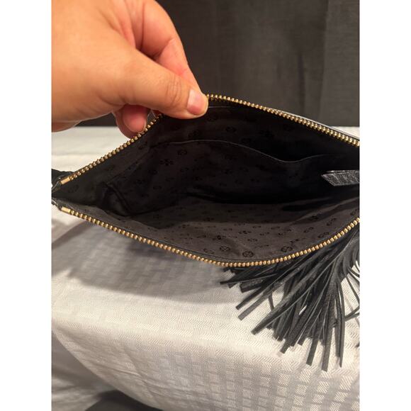 Tory Burch Tassel Crossbody in Black - Picture 3 of 4